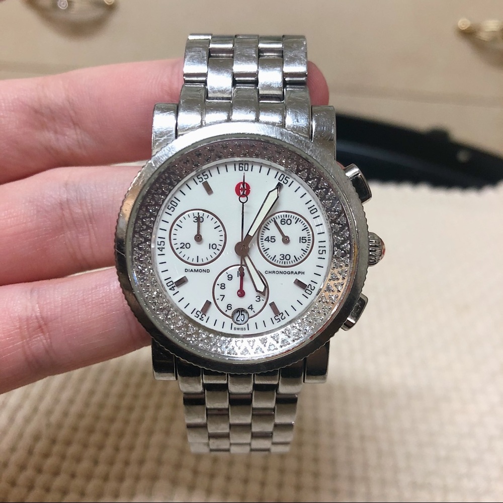 Michele 96 Diamond Sport Sail Watch